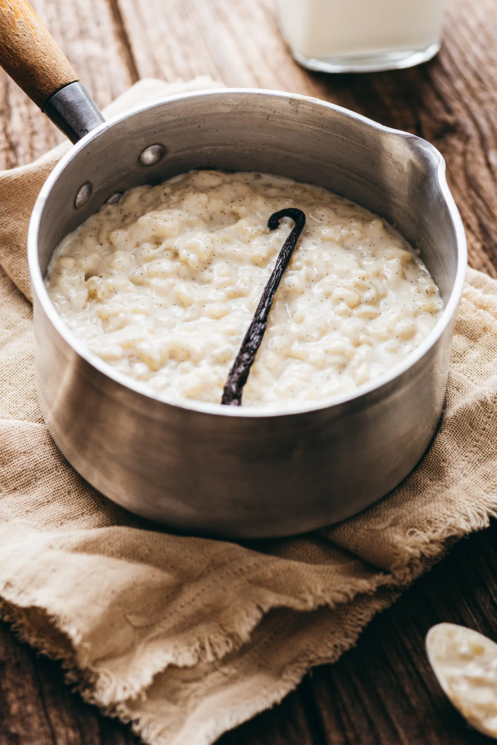 Riz au lait crémeux à la vanille